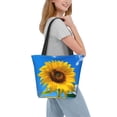 thumbnail image 2 of Disketp Blue Sky Sunflower Bolsa de Hombro Casual para Mujer, Bolso Cruzado para Compras, Viajes y Uso Diario, 2 of 6