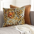 thumbnail image 4 of Chloe CLE-003 18"H x 18"W Square Pillow Kit in Butter/Saffron/Black/Orange, 4 of 4
