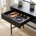thumbnail image 4 of Evelyn&Zoe Evans 48" Wide Rectangular Writing Desk, Black, 4 of 7