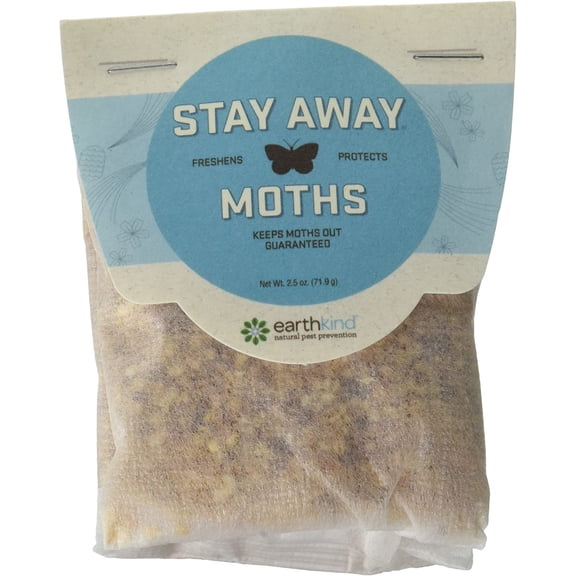 Earthkind Stay Away Moth Repellent - Powder, Repels Moths - 2.5 Ounce