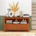 thumbnail image 5 of Costway 44" TV Stand Console Wooden Storage Cabinet Shelf Media Center Television Stand, 5 of 10