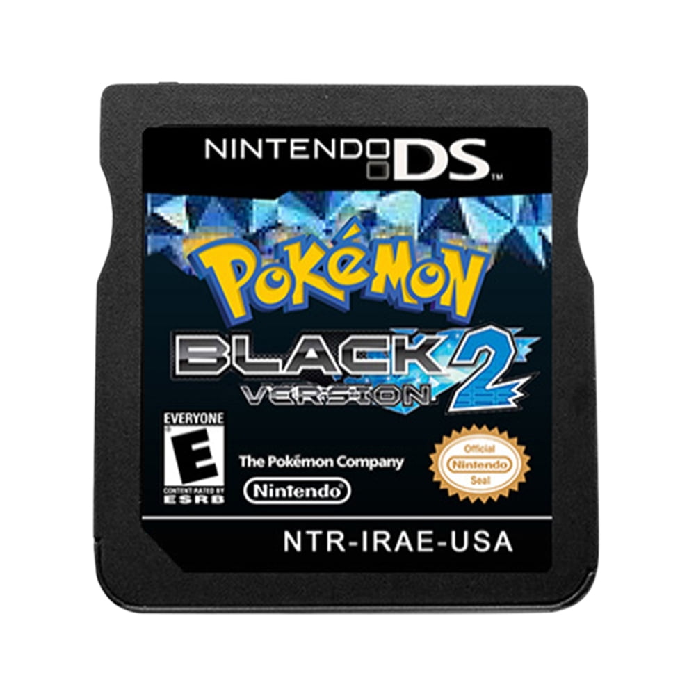 DS Game Cartridges Black 2 for 3DS NDS,US Version