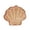 Khaki, variant on Seashells Bathroom Rug, Ocean Decor Shell Bath Mat Gifts, Cute Seashell Shaped Bath Rugs for Sea Room Decor, Machine Washable & Non-Slip Bath Mat, 16x16 Inch