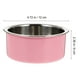thumbnail image 5 of Comedero para mascotas de acero inoxidable, cuenco de alimentación para colgar, suministros para mascotas para perros y gatos (rosa, tamaño S), 5 of 5