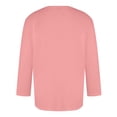 thumbnail image 3 of Camisas de Manga Larga para Hombres Imprimir Casual Cuello Redondo Blusa de Manga Corta, Camisas de Lino para Hombres, 3 of 4