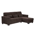 thumbnail image 2 of Sofá Love Chaise Derecho en L Eros 3 Plazas Chocolate para Sala, 2 of 8