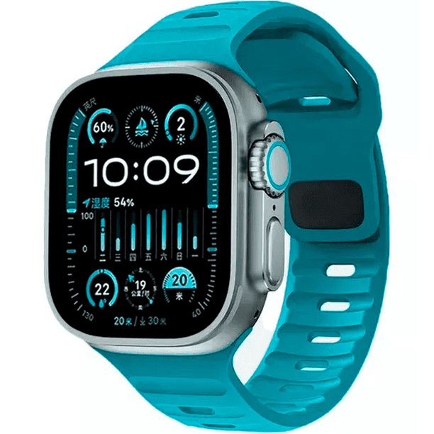 Correa Extensible De Silicona Unisex Sport Ultra M L 38 40 41 mm Para Apple Watch Serie Se 2 3 4 5 6 7 8