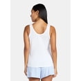 thumbnail image 3 of Disney Stitch Women's and Women's Plus Tank Top and Shorts Pajama Set, 2-Piece, Sizes XS-3X, 3 of 5