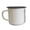 Black 360ml, variant on KGJQ Enamel Coffee Mug, Simple Style, with Multi-color Contrasting Rim, 360ml Capacity Drinking Mug, for Coffee Tea And Hot Water