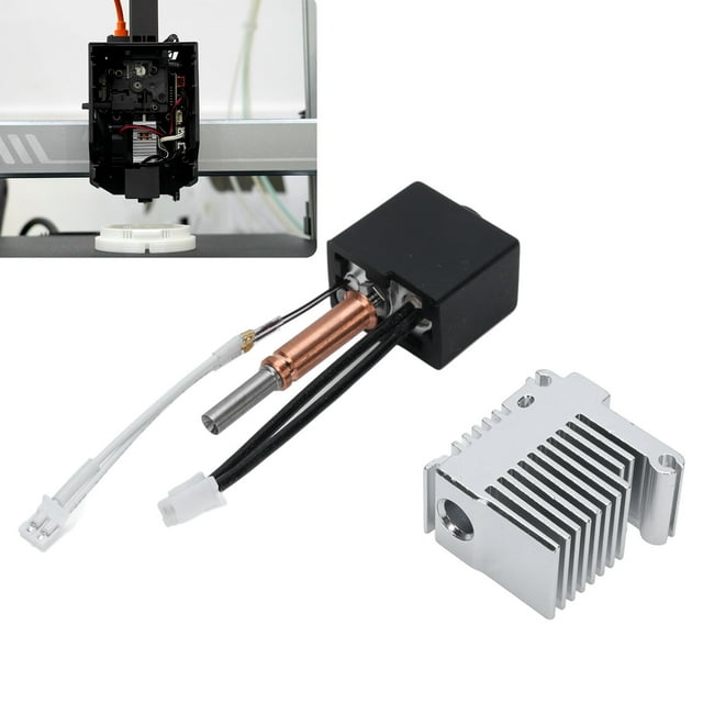 Kit d'Extrudeuse d'Impression Hotend, Kit Hotend Préassemblé pour Imprimantes 3D Combo, Alliage de Ti et Tube de Goulot en Cuivre