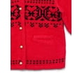 thumbnail image 3 of Free Assembly Girls' Matching Fair Isle Cardigan Sweater, Sizes XS 4/5-XL 14/16, 3 of 4