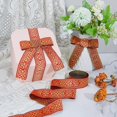 thumbnail image 5 of Jacquard Ribbon 7.66 Yards 3.3cm Wide Ethnic Style Jacquard Ribbons Red Floral Embroidery Trim Flower Polyester Trims for DIY Clothing Bag Sewing Decorations Gift Wrapping, 5 of 6