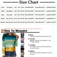 thumbnail image 2 of IROINNID Savings Womens Long Sleeve Tops Lounge Round Neck Printed Top T-Shirt Blouse,Blue, 2 of 3