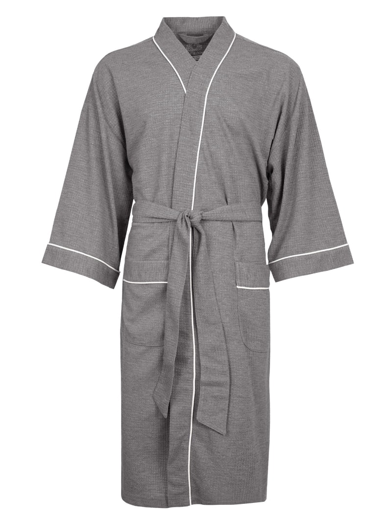 Fruit of the Loom Mens Beyondsoft Waffle Robe, Lightweight Kimono