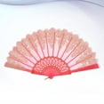 thumbnail image 5 of Miangastore Pink Handheld Fan Foldable for Traditional Occasions 1Pack, 5 of 5