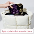 thumbnail image 6 of Grape Velvet Portable Jewelry Organizer with Removable Compartment - Necklace Holder and Gift Box, 6 of 7