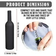 thumbnail image 2 of Wine Accessories Gift Set - Wine Bottle Corkscrew Opener Kit, Drip Ring, Foil Cutter and Wine Pourer and Stopper in Novelty Bottle-Shaped Case Valentine's Gift,Gifts for Wine Lovers, 2 of 5