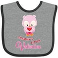 thumbnail image 3 of Inktastic Grammy's Little Valentine Boys or Girls Baby Bib, 3 of 4
