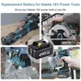 thumbnail image 2 of 2pcs Replacement For Makita Battery 18v Compatible With Makita Battery 18v, 2 of 5