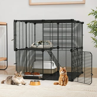 Kittywalk Carousel Outdoor Cat Cage Enclosure, Green, 48