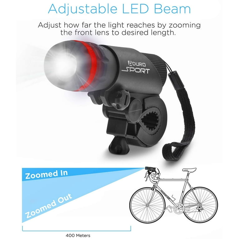 Aduro sport bicycle led headlight clearance