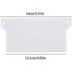 thumbnail image 2 of 10 Pack Blind Weight Plate Weight Vertical Blind Blind Vertical Slat 127mm White Replacement Parts, 2 of 5