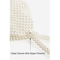 thumbnail image 4 of Monedero de mano BABEYOND Pearl Rhinestone para boda de mujer, 4 of 7