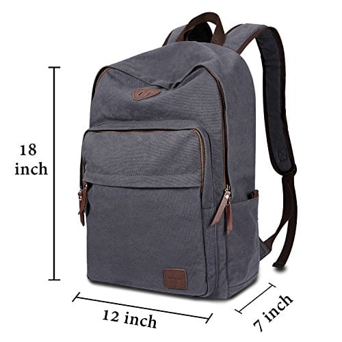 ibagbar canvas backpack travel bag hiking bag camping bag rucksack