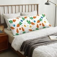 thumbnail image 4 of Balery Cute Carrot Funda Protectora para Almohada Corporal de Algodón Hipoalergénico con Cierre(55 x 21 pulgadas), Almohadas No Incluidas, 4 of 7