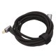 thumbnail image 3 of Cable USB C 3.1 Macho A Hurbra, Carga Rápida PD100W, Cable de Carga USB C de 10 Gbps 4K A 60 Hz, Diseño en Forma de L de 90 Grados, Trenzado de Nailon, Chapado en Oro, para vapor para vapor, 3 of 7