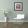 thumbnail image 3 of Trademark Fine Art 'Jazz Series Trumpet' Canvas Art by Design Turnpike, White Matte, Black Frame, 3 of 4