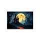 thumbnail image 2 of Halloween Placemats Set of 4 Scary Pumpkin Table Place Mat 12x16 Inch Seasonal Heat Resistant Table Mats for Party Kitchen, 2 of 5