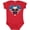 Red, variant on Inktastic Pug Dog Patriotic US Flag Heart Boys or Girls Baby Bodysuit