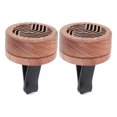 thumbnail image 1 of Miangastore Car Air Freshener Diffuser Wooden 2Pcs Khaki Compact Design For Women Driving, 1 of 8