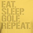 thumbnail image 3 of CafePress - Eat Sleep Golf Repeat T Shirt - Men's Classic Graphic T-Shirt, 3 of 4