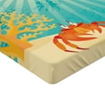 thumbnail image 2 of Ambesonne Fish Fitted Sheet 2 Pcs Set, Tropical Animals Cartoon, King, Multicolor, 2 of 3