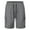 Grey, variant on Men's Casual Drawstring Belted Cargo Shorts with Pockets for Comfort and Style for Summer Adventures and Everyday Wear Men's Sports Mens Shorts Lightweight Workout