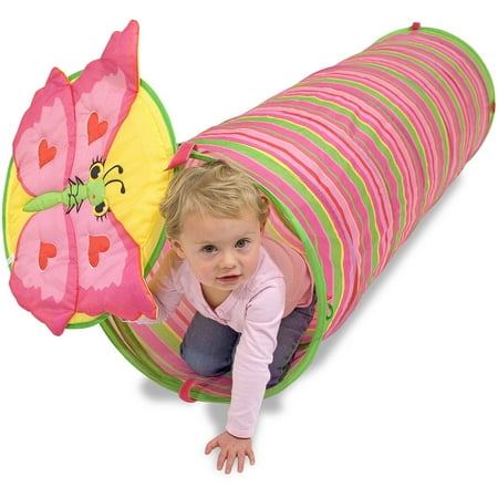 Melissa & Doug Sunny Patch Bella Butterfly Crawl-Through Tunnel (almost 5 feet long)
