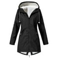 thumbnail image 3 of Veste d'Hiver Femmes Mode Manteau Manches Longues Pardessus Automne Cardigan Cardigan Mid Long Outwear, 3 of 6