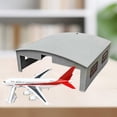 thumbnail image 6 of Airport Hangar Model Lighted Door Window Plastic Construction Large Display for 1:72 Scale Fighteror, 6 of 8