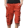 thumbnail image 1 of IROINNID Men's Casual Cargo Elastic Multi-Pocket Performance Active wear Bermuda Shorts, 1 of 6