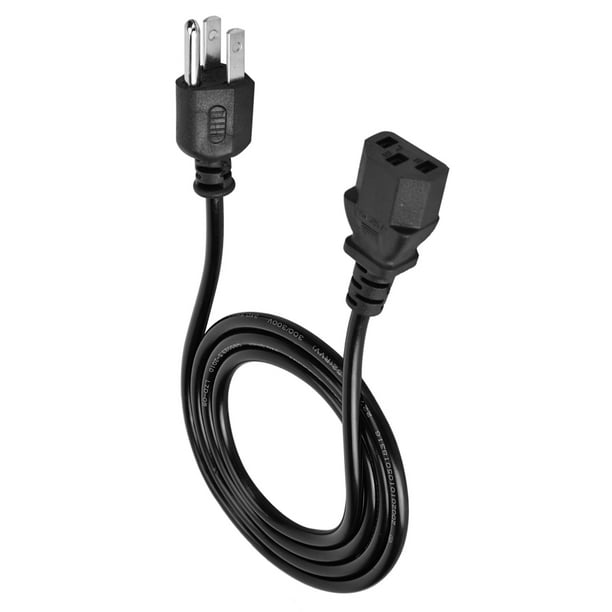 Power Cord,3 Prong Pin AC AC Power Cord Prong Power Cord Elevate