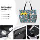 thumbnail image 3 of Fotbe Corgi with Flowers Bolsa de Viaje para Playa - Resistente al Agua, Bolsa Tote de Gran Capacidad y Ligera con 7 Bolsillos para Mujeres y Hombres, 3 of 7