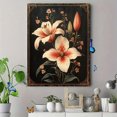 thumbnail image 4 of Qisvanset Framed Canvas Wall Art 12x16 Inch William Morris Lily Baptism Trendy Bible Art, 4 of 5