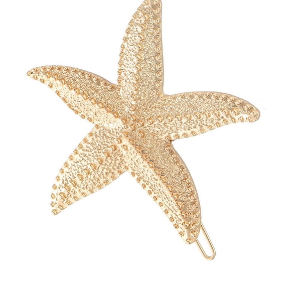 Raindrops 4Pcs Vintage Hair Clips Golden Girls Hair Accessories FivePointed Star Style