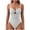 White-one piece swimsuit women, variant on Womens One Piece Swimsuit Tummy Control Metal Piece V Wire Bathing Suit Ruched Corset Cheeky Swimsuits Beach Pool Black XL(XL)
