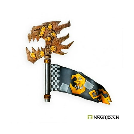 Kromlech Orc Moon Krumpanaut Battle Banner New
