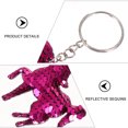 thumbnail image 3 of MasteelfCA 10 Pcs Creative Key Rings Sequined Key Chains Backpack Hanging Pendants, 3 of 7
