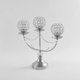 thumbnail image 3 of Candelabro de cristal con 3 brazo de decorativos para la decoración del comedor del hogar de la sala de estar Sunnimix Soportes de cristal, 3 of 7