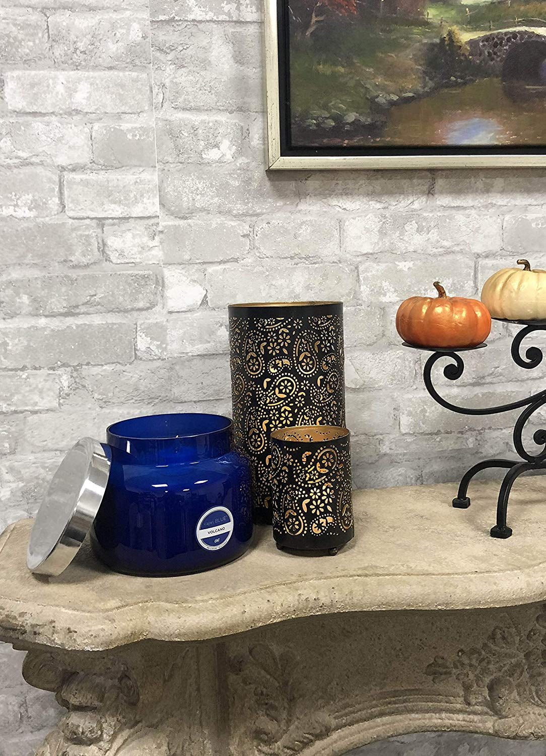 Capri Blue Jumbo 48oz Volcano Scent Blue Signature Collection Jar